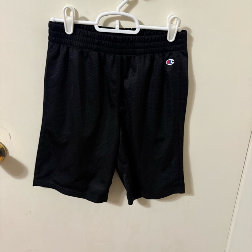 5/$25 New Champion Kids' Black Mesh Shorts large 12